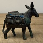 Vintage Pack Donkey mule burro Metal Souvenir Figurine 