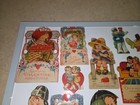Vintage Framed Usa And German Valentines Day Cards Mechanicals 30 s 40 s