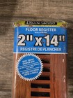 Decor Grates Wlc214-n Floor Register 2  X 14  Louvered Solid Cherry Natural Wood
