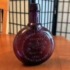 Vintage Clevenger Bros Purple Glass Bottle - Mouth Blown-hand Pumped Fire Engine