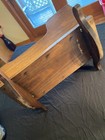  Rocking Baby Cradle Wooden Doll Cradle Crib Bassinet Wood Brown 1979 Vintage 