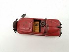 Vintage Occupied Japan Tin Wind Up Convertible Car Red 4 5   