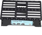 Portable Folding Step Stool 5 Inch  Lightweight Plastic Short Black 