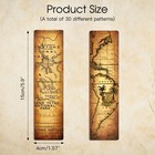 30 Pcs Vintage Map Bookmarks cardboard Bookmarks For Men Women Book Lovers Stude