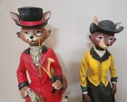  vintage  Winterthur Mr   Mrs Lord Fox Hunt 26    English Library Statue Exclusive