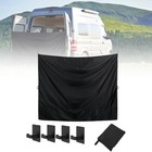 Van Rear Door Shower Curtain Waterproof 420d Oxford Cloth 86 6   57inch