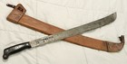 Vintage Collins   Co Legitimus Machete 26    Blade 31    Length W  Leather Sheath