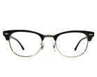 Ray-ban Eyeglasses Frames Rb5154 2000 Clubmaster Black Silver Cat Eye 51-21-145