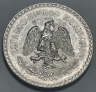 Mexico - Un Peso 1945 Mo  -km-455 -  Large Silver Coin - Brilliant Uncirculated 