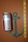 Nautical Boat Anchor Wall Plaque Bronze Look Metal Cast Iron  7 1 2   N-42