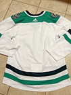 Dallas Stars Jersey Mens Size 50 White Adidas Away Shirt Blank Hockey Authentic