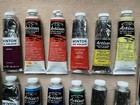 Winsor   Newton Oil Paint Lot   8 Artisan  5 Winton   Dorland Cold Wax Medium
