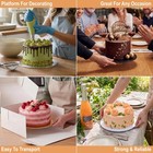 1 4  Cake Drum 10 Inch  12 Pack  White Silver Gold Black