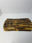 Vintage 1970   s Mid Century Modern 15    Glass Serving Dish-amber   Gold