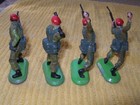 1978 Vintage Britains Ltd Super Deetail Red Beret Paratroopers  Set Of 4