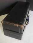 Vintage Leather Apothecary Doctor s Medical Travel Bag Veterinary Case Few Items