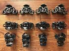 Lot Of 12 Pack  Large Lady Women Plastic Vintage Hair Clips Claws Clamps 3-1 4  