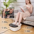 Modilic Foot Soaking Tub Foot Spa Bath Massager Heat Epsom Saltbubbles