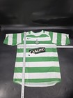 Celtic Football Club Shirt Mens M Green White Soccer Jersey Nike Carling