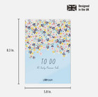 Carpe Diem Undated A5 Daily Planner Pad - Disty Floral - 60 Sheets