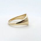 Antique 14k Gold Oval Signet Ring Engravable Sz5 Child Pinky Vicrtorian