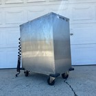 Lakeside Mobile Dish Dispenser With Enclosed Base Heated Plates Stainless Steel