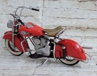 Handmade Indian Motorcycle 1 8 Tinplate Antique Style Metal Model Superb Artwork
