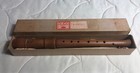 Aura Blokfluit Recorder Wooden Holland Dutch Woodwind Flute Original Box Vintage