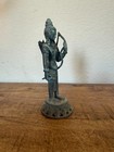 Antique Guardian Statue - Rama Warrior God  India Bronze Sculpture