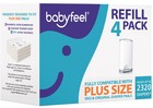 4 Pack Diaper Pail Refill Bags For Dekor Plus - Compatible  Leak-proof  Easy Use
