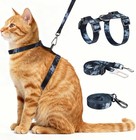 Cat Harness Leash Set Small Medium Large Cats Escape Proof Adjustable Soft