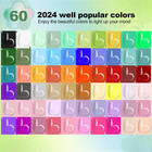 64 Pcs Gel Nail Polish Kit
