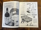 1964 Boston Bruins Vs New York Rangers Official Game Program