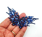 Blue Rhinestone Butterfly Brooch Insect Pin Jewelry Gift Casual Office Brooches