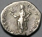 116 Trajan Ar Denarius Roman Empire Vf Felicitas Military Success  26081201r 
