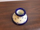 Antique Wm Guerin   Co  Limoges Match Striker Blue And White 4    Wide