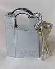 Abloy Pl342t 342   Protec2   High Security Padlock W 3 Keys Bike Lock Chains