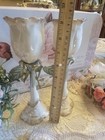 Gorgeous Vintage Blue Sky Wedding Goblets -  By Artist Heather Goldminc