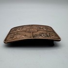 Vintage John Deere Construction Belt Buckle Log Skidder Grader Crawler Backhoe