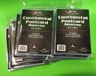 1000 Continental European Postcard Sleeves  2 Mil Crystal Clear  4-3 8 X 6-1 4