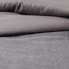 Queen 8pc Sanford Hotel Comforter Set Gray black - Threshold