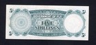 Fiji  5 Shillings 1962  Pick   51c  Xf 