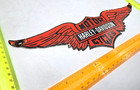 Harley Davidson Motor Cycles 12  Vintage Porcelain Sign Gas Mobile Motor Oil