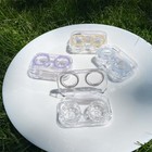 4 Pcs Contact Lens Cases  Colorful Contact Lens Container Holder  Outdoor Por   