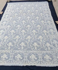 Antique French Linen Tablecloth Vintage Linen Lace  Needle Lace It246