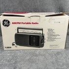 Ge Am fm Portable Radio Nib 7-2859 Black Vintage New Old Stock Dynamic Speaker