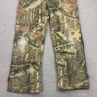 Realtree Dungarees Kids X Large 34x28 Brown Canvas Camo Hunting Overalls Youth