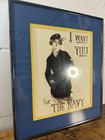 Vintage I Want You For The Navy Poster Print Framed Howard Chandler Christy
