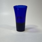 Cobalt Blue Smirnoff Vodka Shot Glass  4    Tall