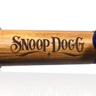 Snoop Dogg - 8  Wood Grain Frosted Paisley Straight Water Pipe W  14m Bowl  usa 